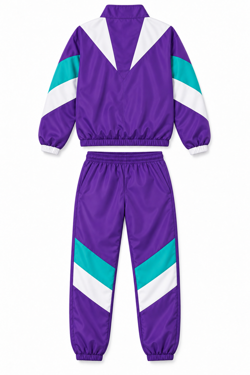 90s Inspired Bow Bar Windbreaker