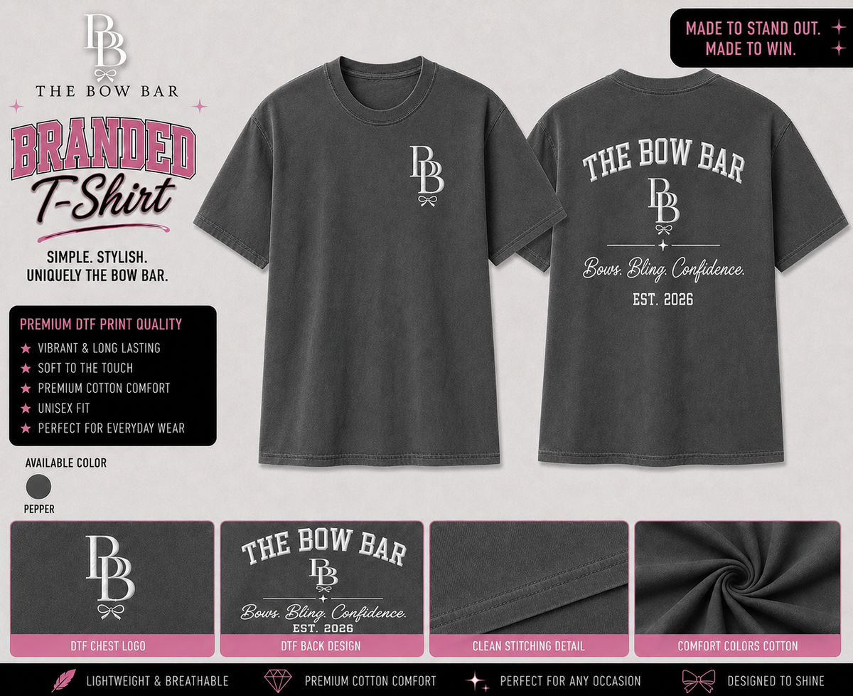 🎀🌟The Bow Bar Signature Tee 🌟🎀