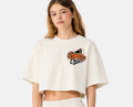 Vintage White Cropped Tee