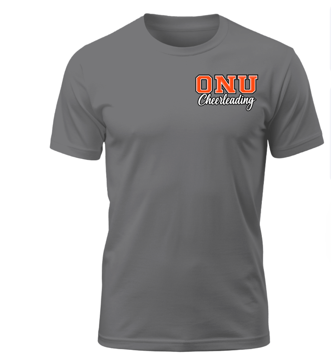 ONU Cheerleading Embroidered Tee🧡🖤